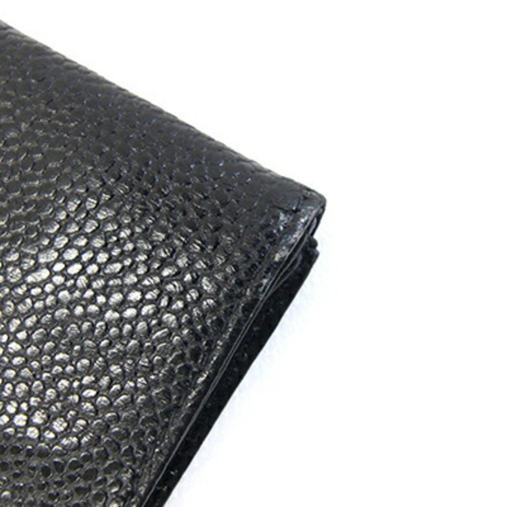 CHANEL Authentic Black Caviar Leather Logo Wallet - Picture 6 of 10